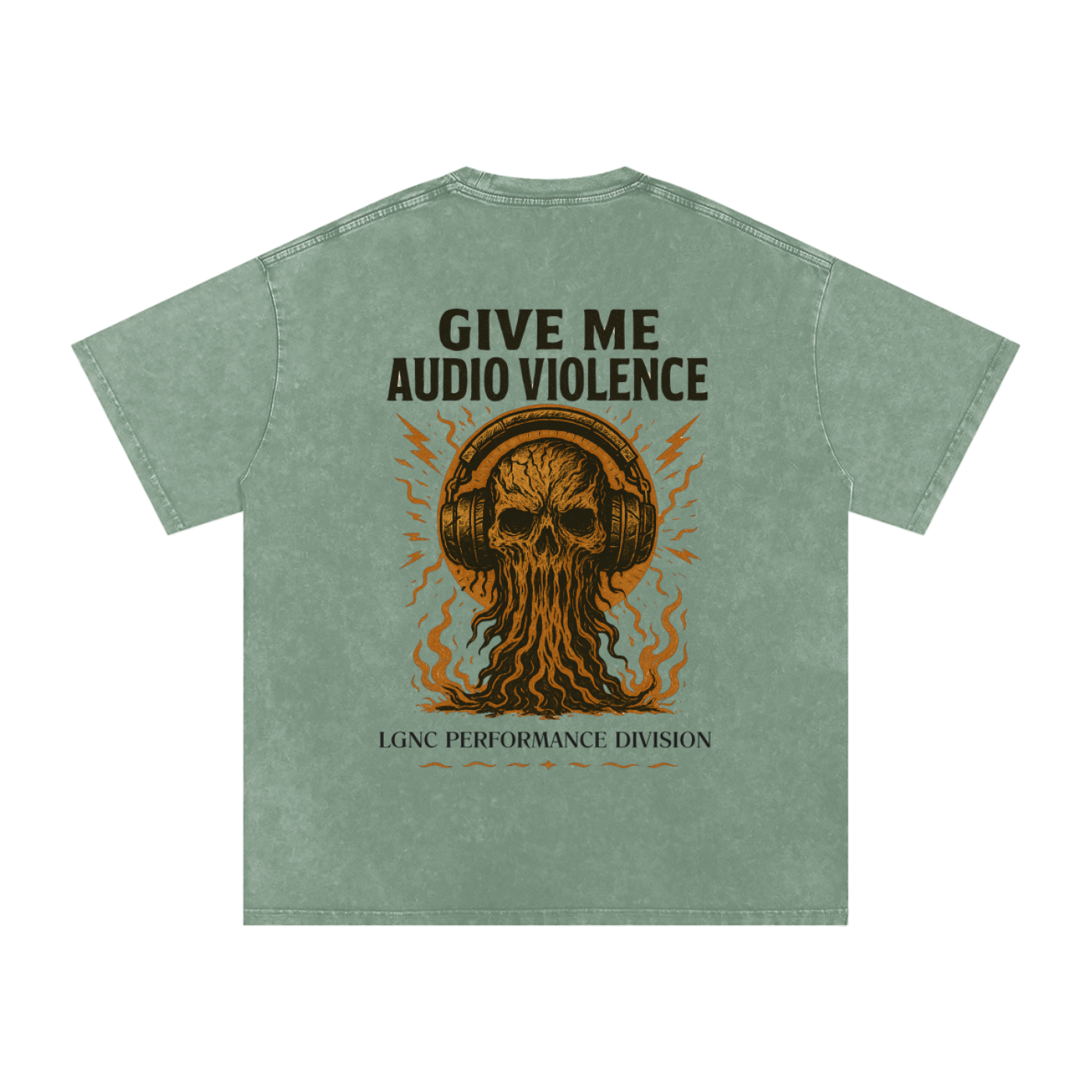 Audio Violence Oversized Cotton T (LIGHT COLOURS)