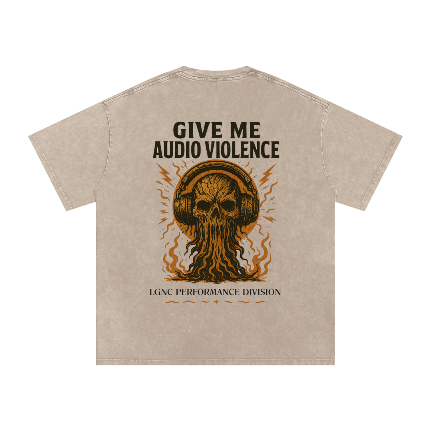 Audio Violence Oversized Cotton T (LIGHT COLOURS)