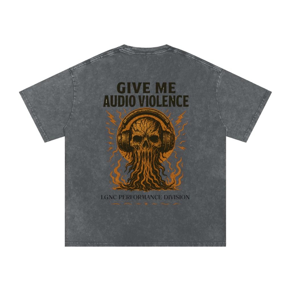 Audio Violence Oversized Cotton T (LIGHT COLOURS)
