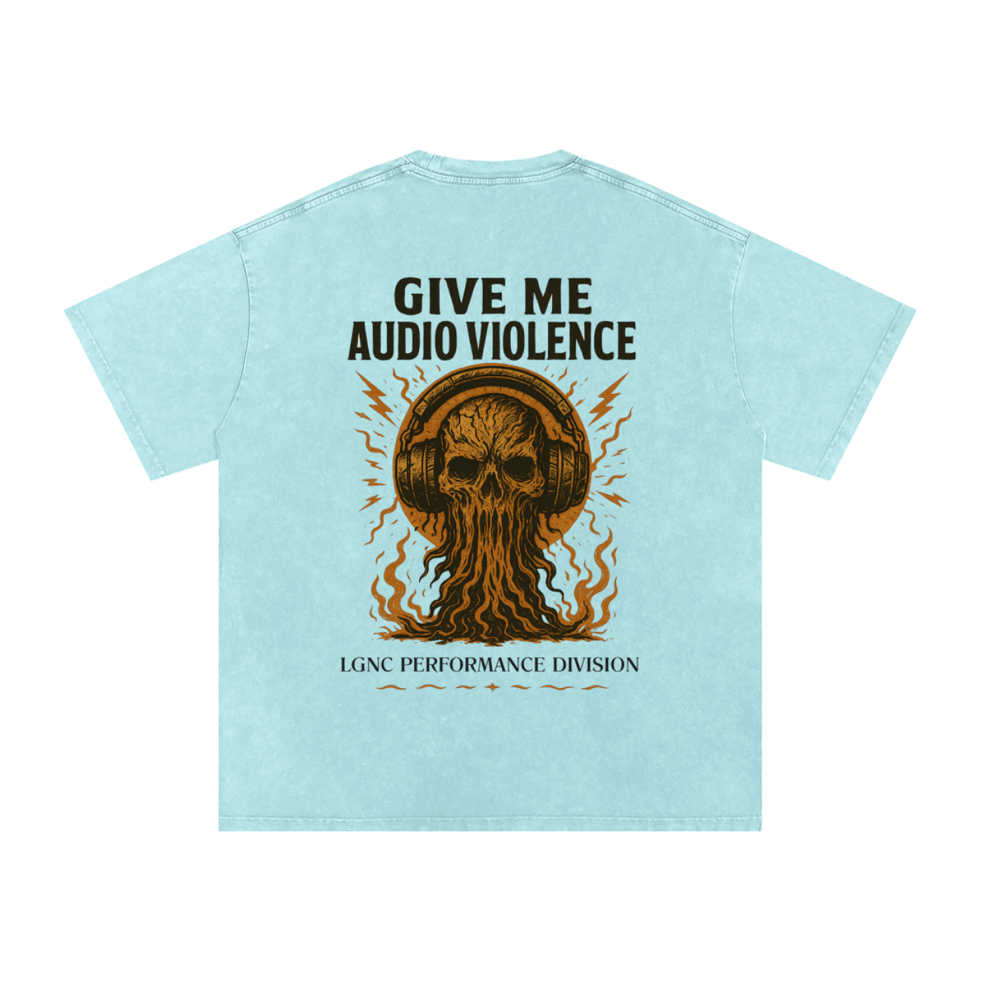 Audio Violence Oversized Cotton T (LIGHT COLOURS)