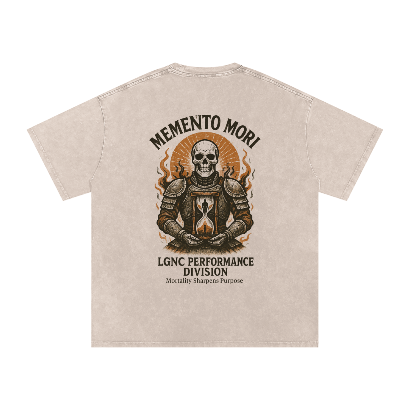 Memento Mori Oversized Cotton T (LIGHT COLOURS)