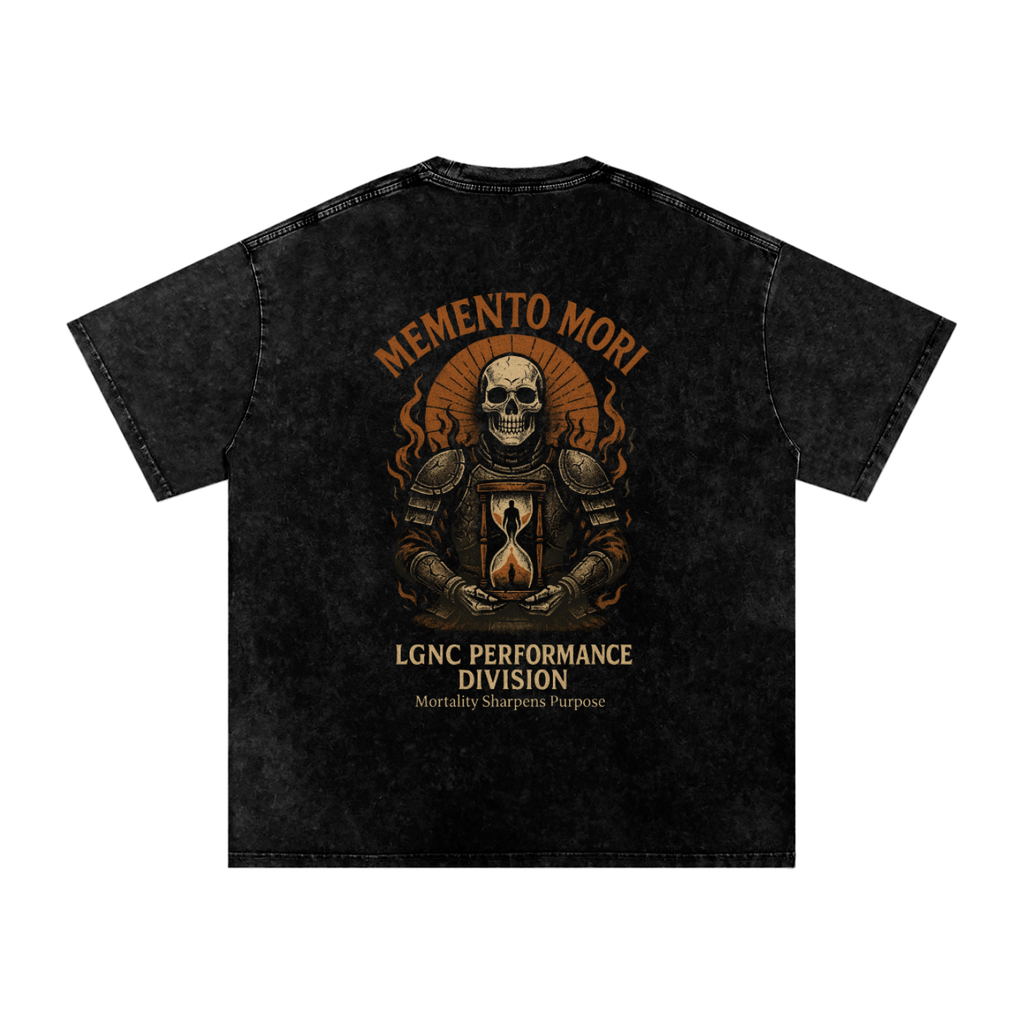 Memento Mori Oversized Cotton T (BLACK)