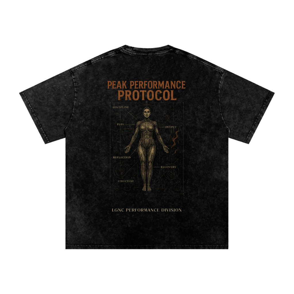 Women's Peak Performance Protocol Oversized Cotton T (BLACK)
