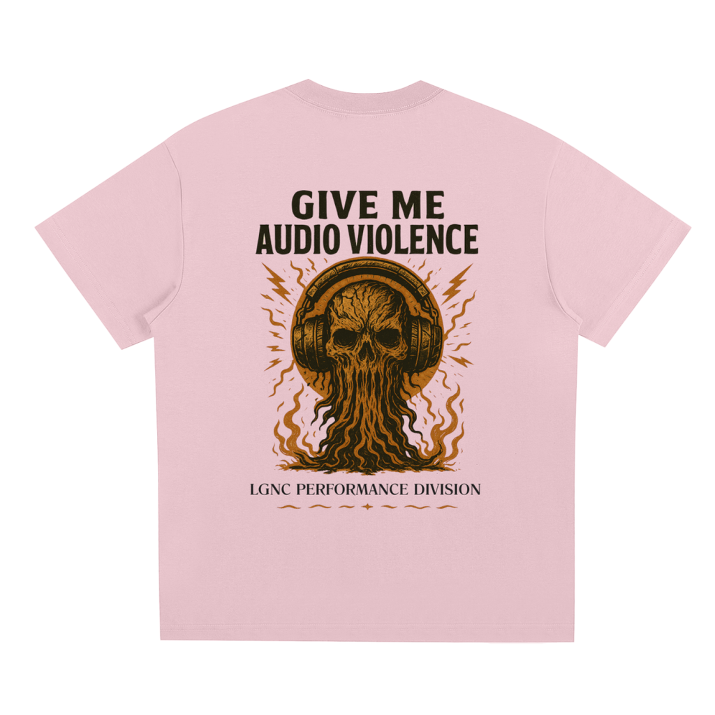 Audio Violence Performance T (LIGHT COLOURS)